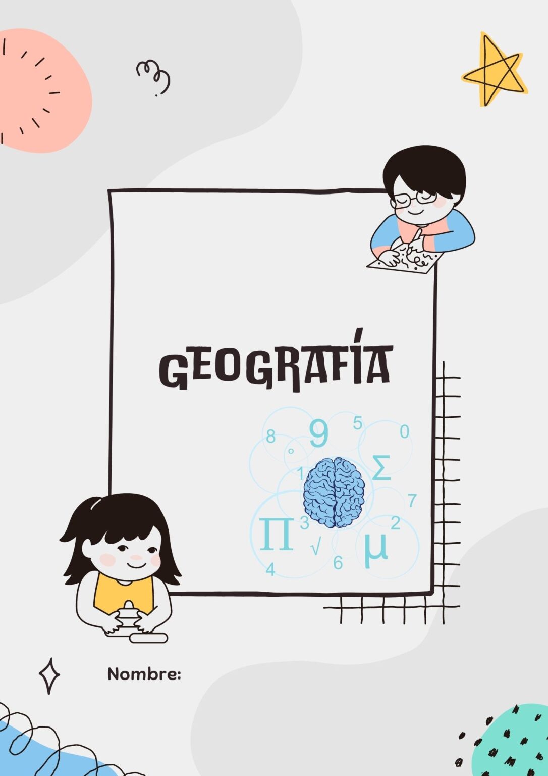 Portada o caratula de Geografia – portadasbonitas.com – Portadas ...