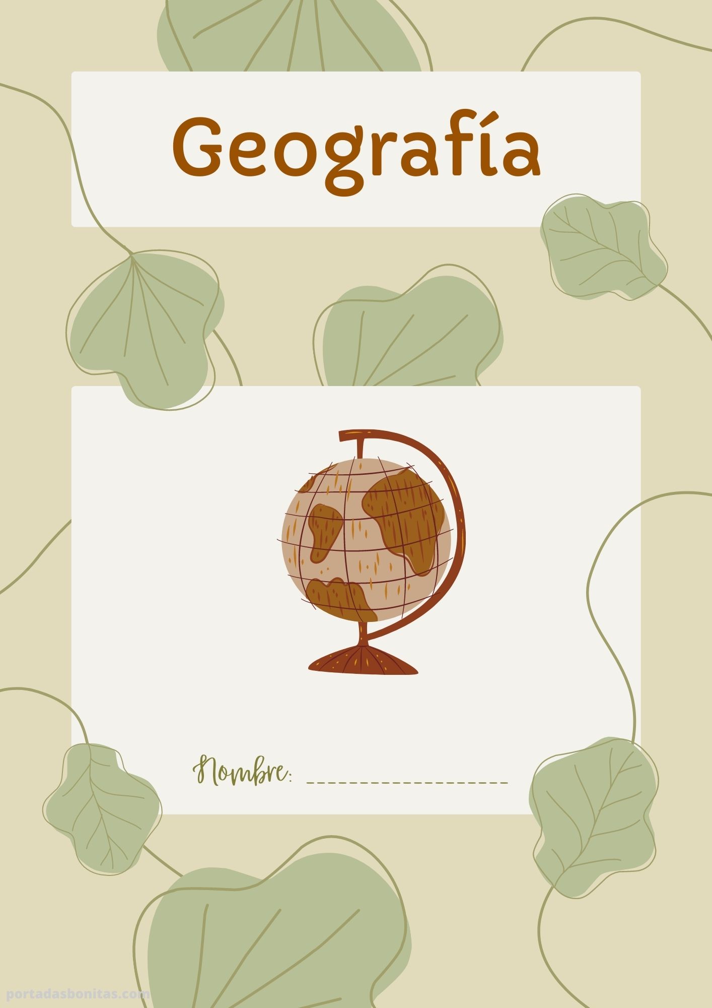 Portadas De GEOGRAF A Portadas Bonitas