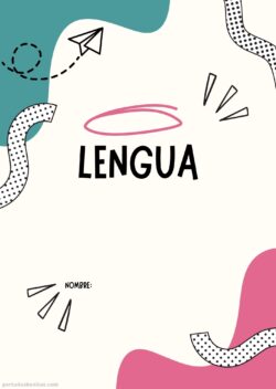 Portadas De LENGUA Portadas Bonitas Para Descargar Gratis